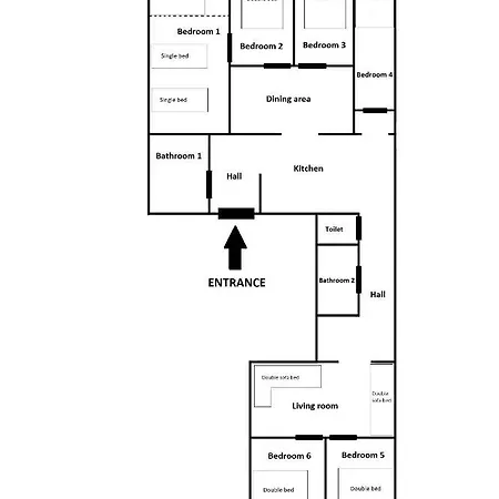 Prime Location Lägenhet Kraków
